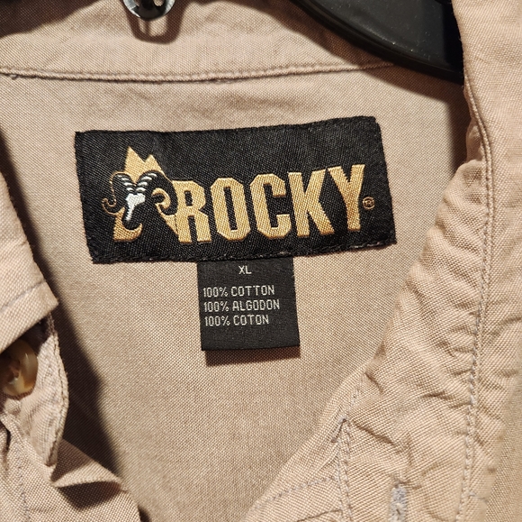 ROCKY mens xl button up - Picture 3 of 3